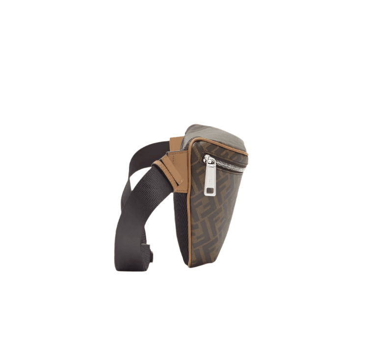 Fendi logo-print leather belt bag
