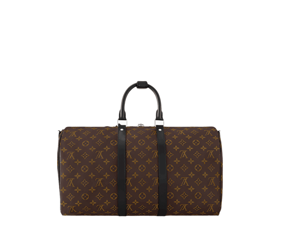 Louis-Vuitton Monogram Macasar Edition Keepall 55 Bandouliere Banlieue91
