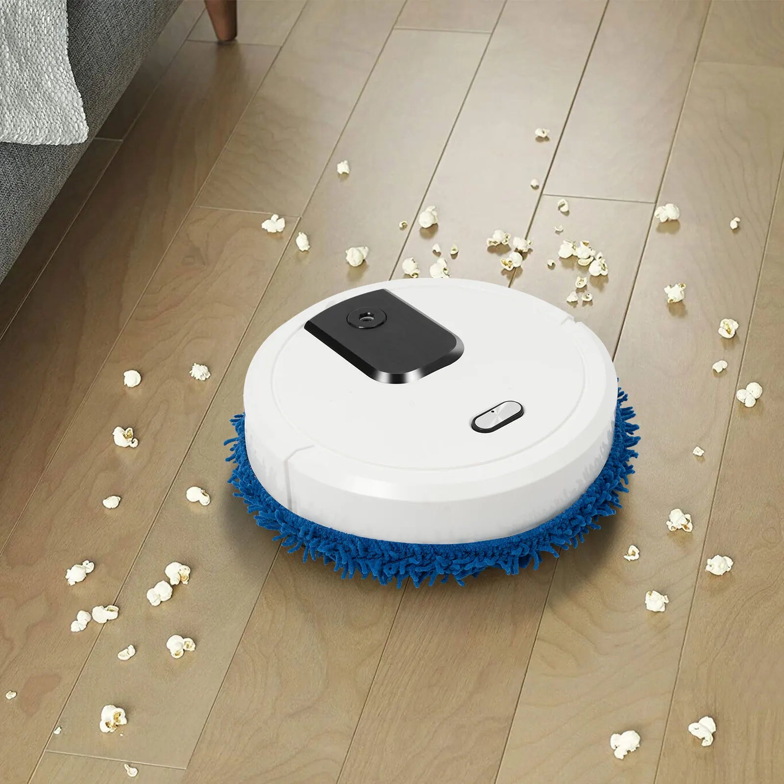 Robot Vacuum and Mop Vacuum Cleaner Wet Dry Automatic Mopping Spraying USB Rechargeable ABS 60min Low Noise Floor Cleaner Home Cleaning Machine FLIPSTYLEZLLC
