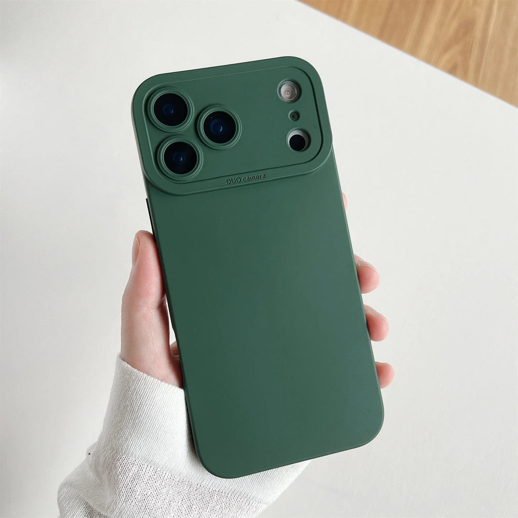 For iPhone 17 16 Pro Max iPhone 17 Air iPhone 16 Plus Case funda Shockproof Cover Promotion TPU Soft Luxtury Silicone Phone Case