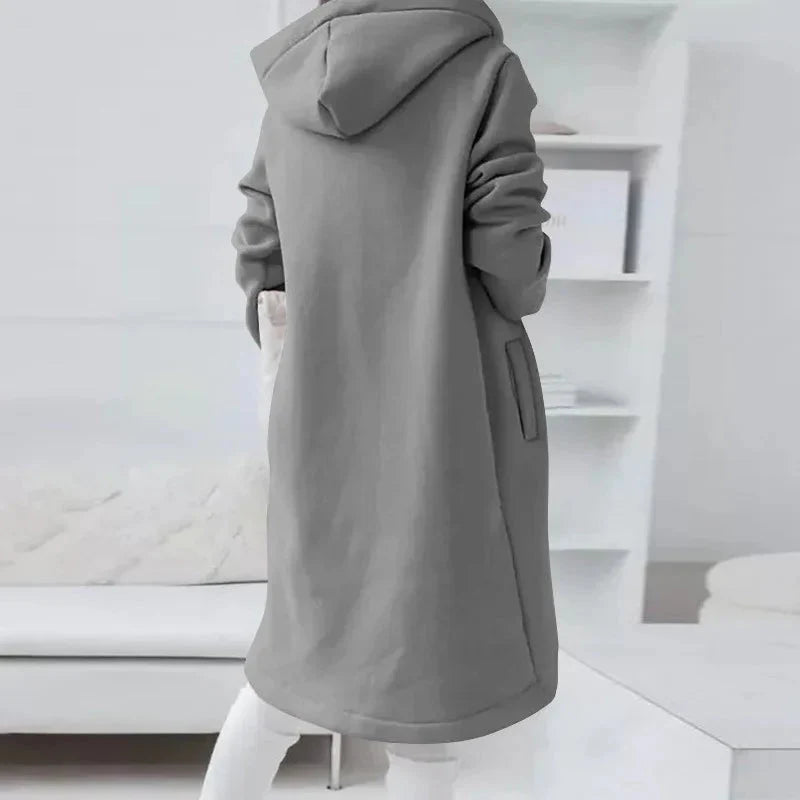Oversized Zip-Up Streetwear Hoodie Women