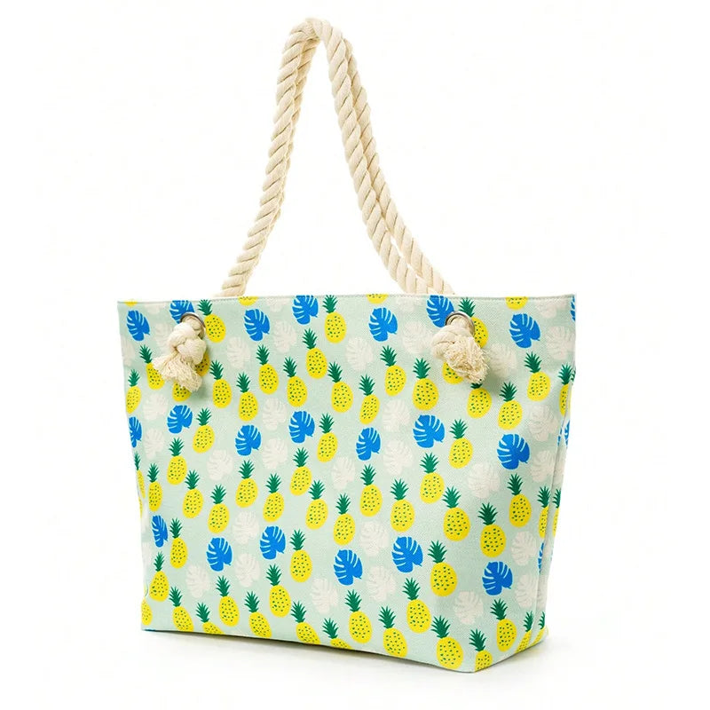 Boho Style Geometry Large Capacity Women Handbags Multifunctional Handbags Shoulder Tote Bags Swimming Storage Bag Beach Bag Pi-Mart
