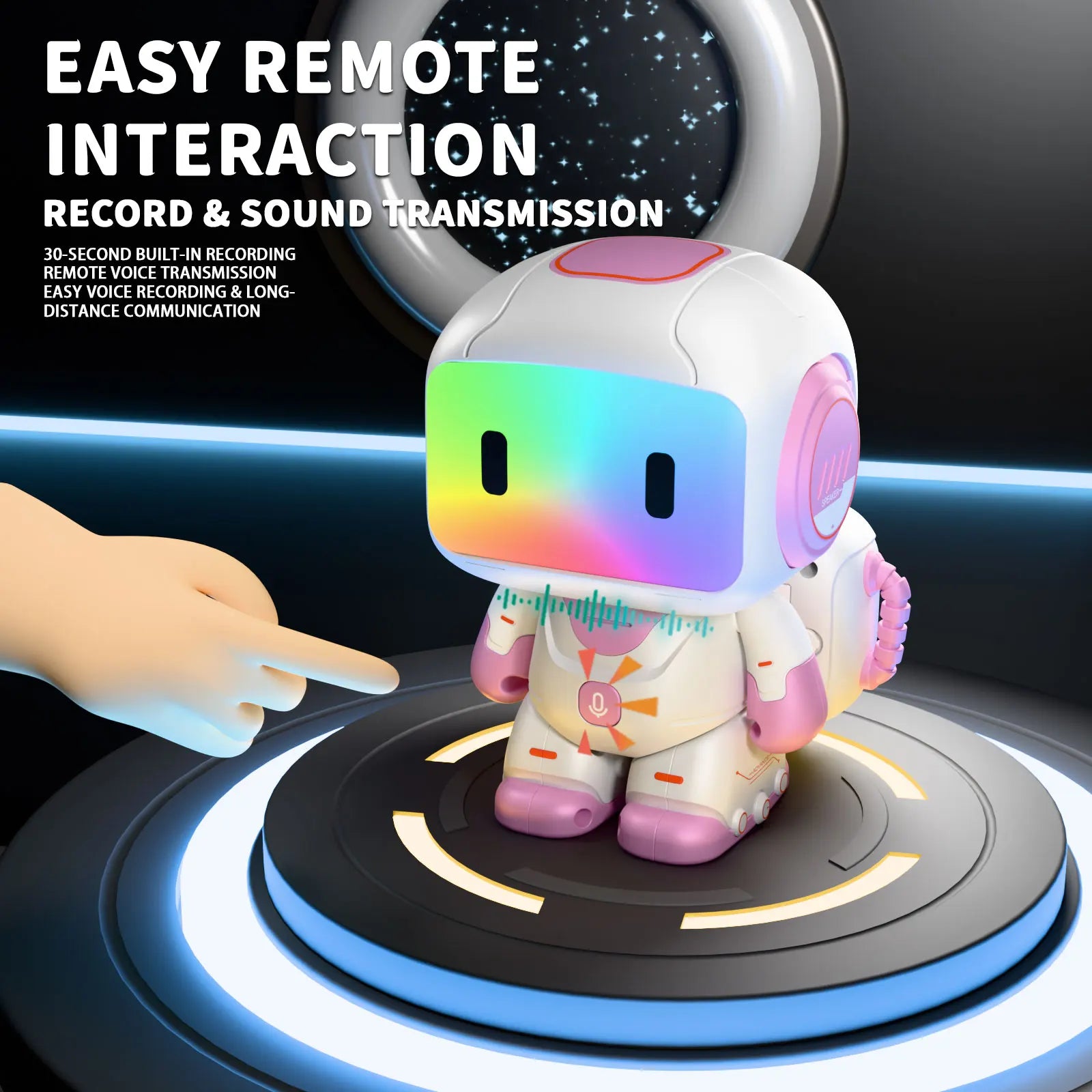 Intelligent Remote Control Robot, Interactive Recording, Lighting, Music, Dance Toys, Birthday Gifts for Boys and Girls FLIPSTYLEZLLC