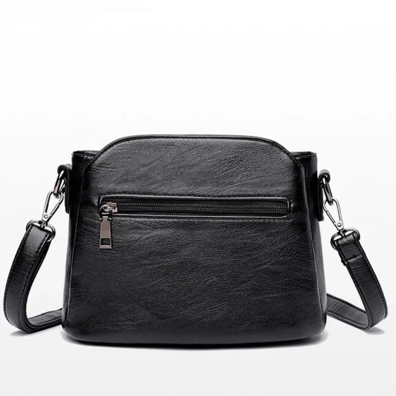 Women's Bags Retro Design Crossbody Bag Trend Quality PU Leather Bucket Shoulder Bags Small Handbags for Women