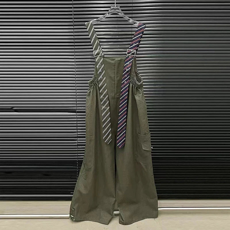 Executive Street Suspender Jumpsuit