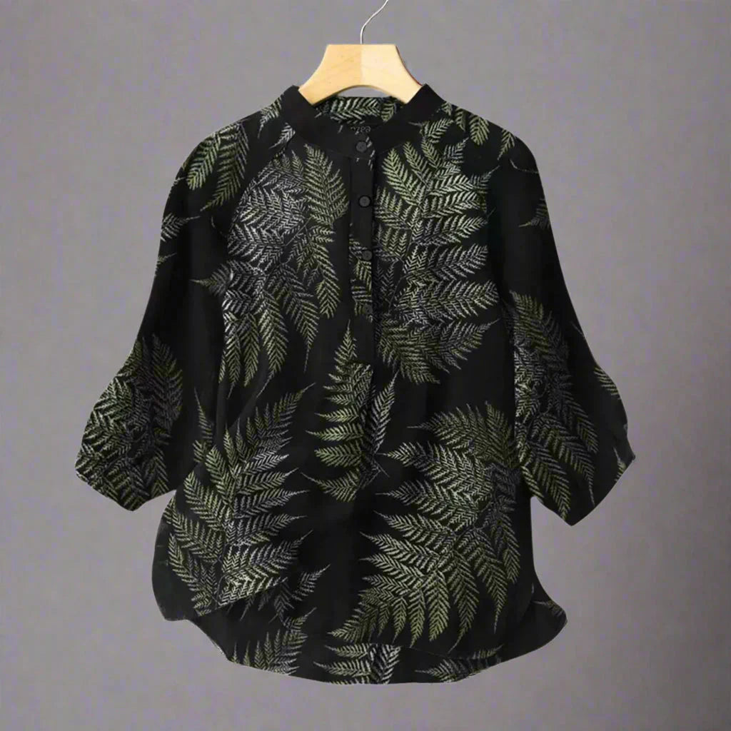 Vintage Cotton-Linen Button Down Blouse FitiqueFit