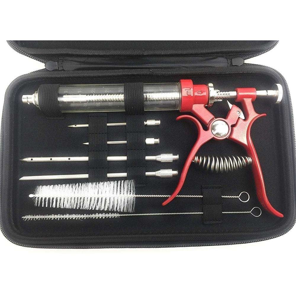 DDR BBQ Gourmet Pistol Grip Meat Marinade Injector with Case DDR BBQ Supply