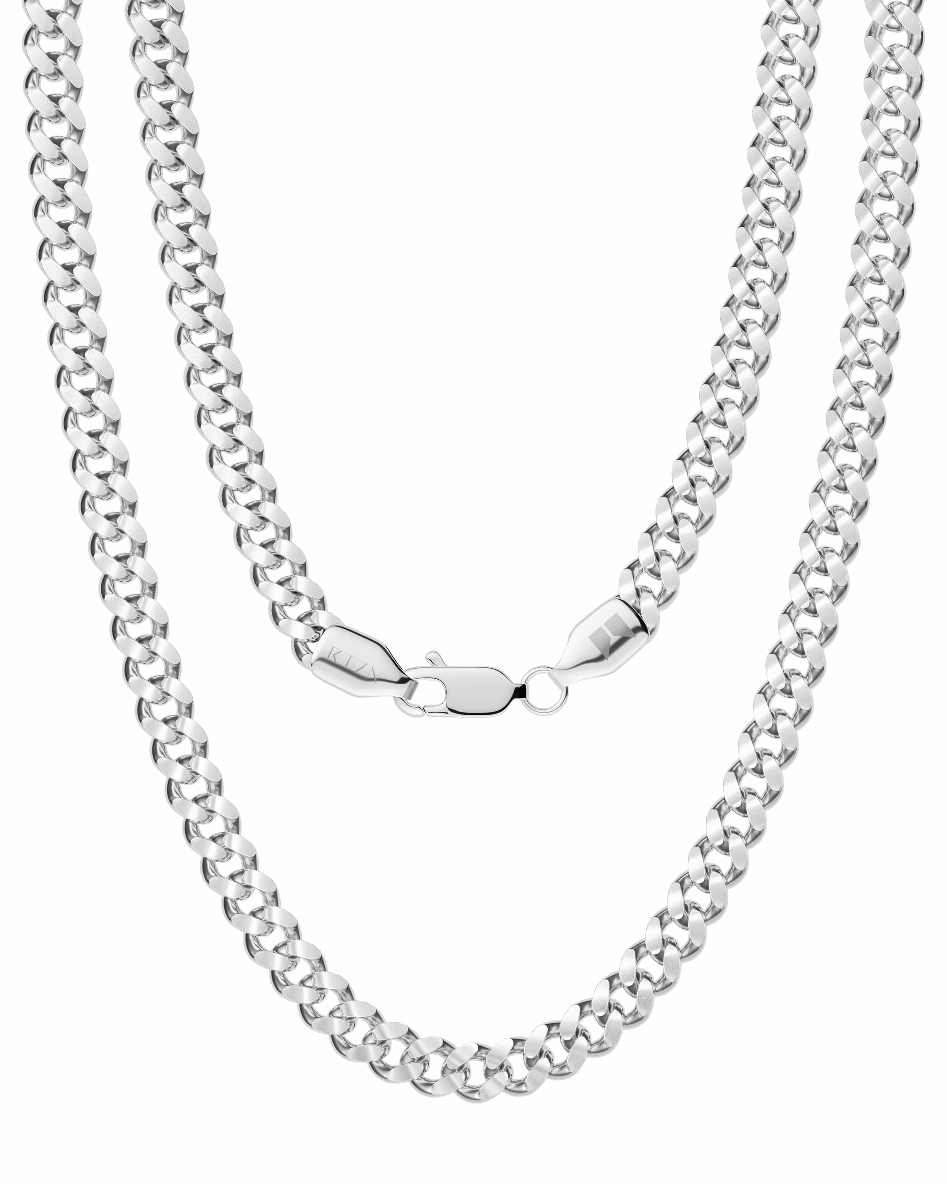 Silver Cuban Link Chain (5mm) RTZN