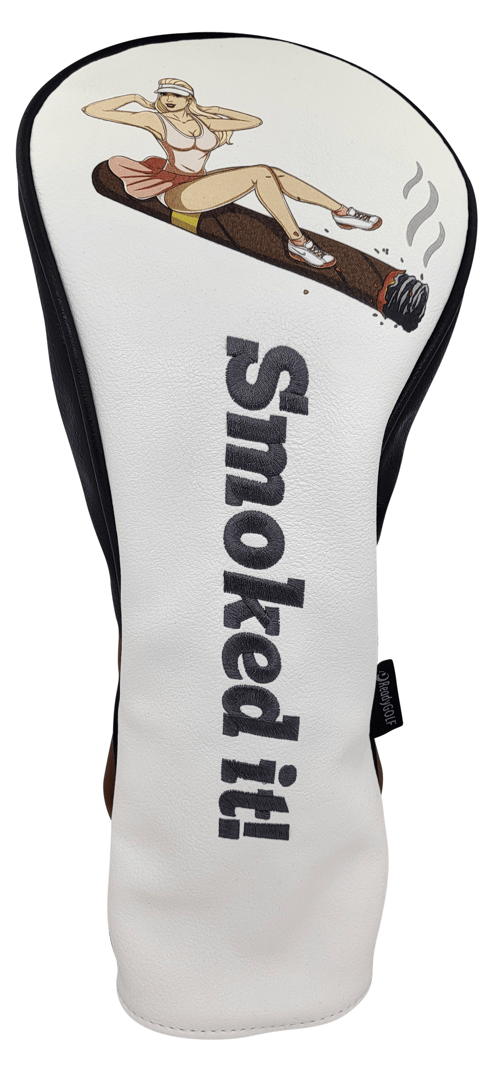 Smoked It! Embroidered Pinup Driver Headcover by ReadyGOLF