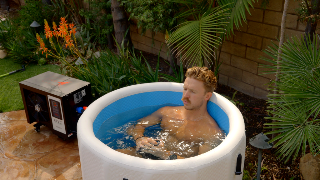 RevX Inflatable Barrel with Inflatable Steps RevX Wellness