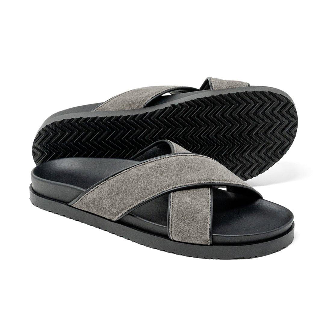 Women's Grigio Amalfi Crossover Sandal Del Toro Shoes