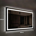 Standard Center Glow LED Bathroom Mirror HAUSVITA