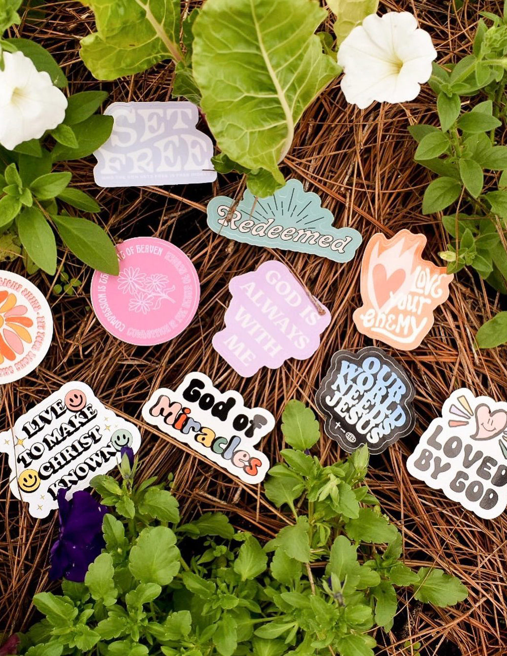10 Random Stickers Elevated Faith