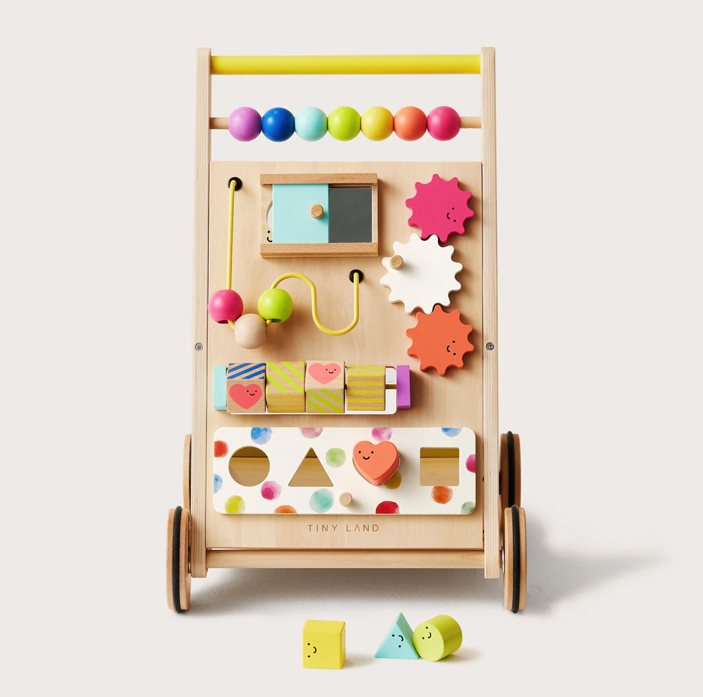 Tiny Land® Premium Natural Wooden Activity Walker Tiny Land INC