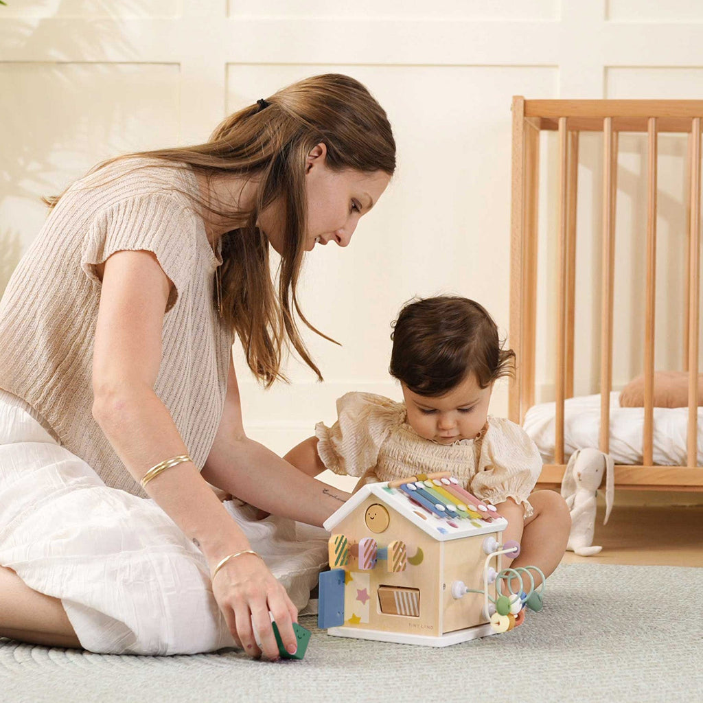 Tiny Land® Cottage Activity Cube - Morandi Tiny Land INC
