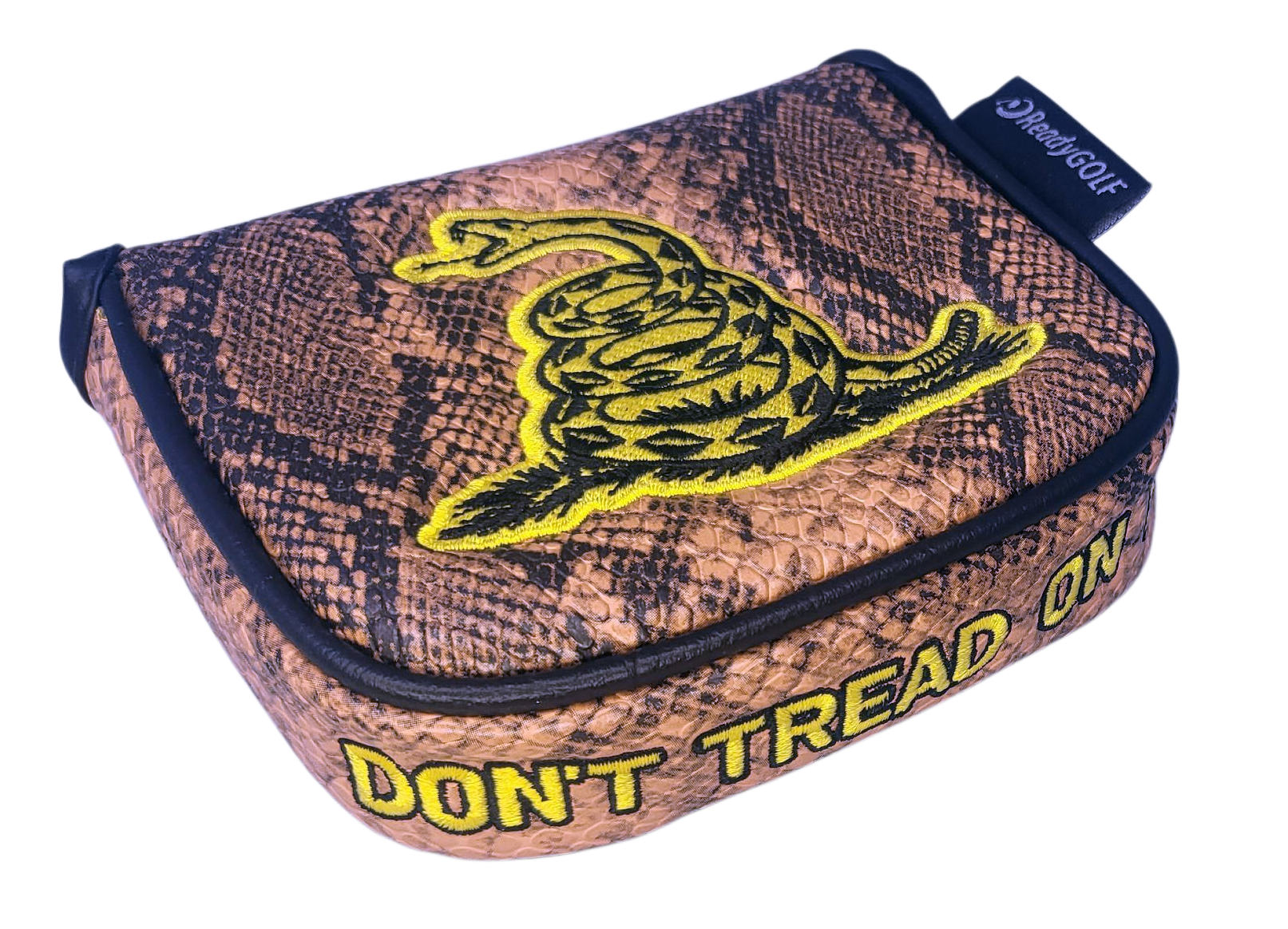 L.A.B. DF3 Embroidered Center-Shafted Putter Cover by ReadyGOLF - Don't Tread On Me