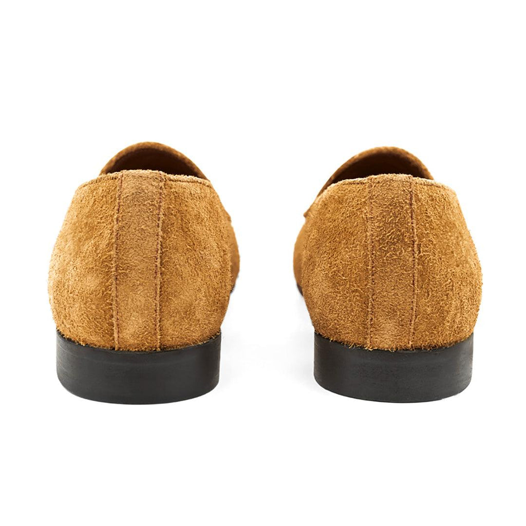 Men's Tan Textured Suede Milano Loafer Del Toro Shoes
