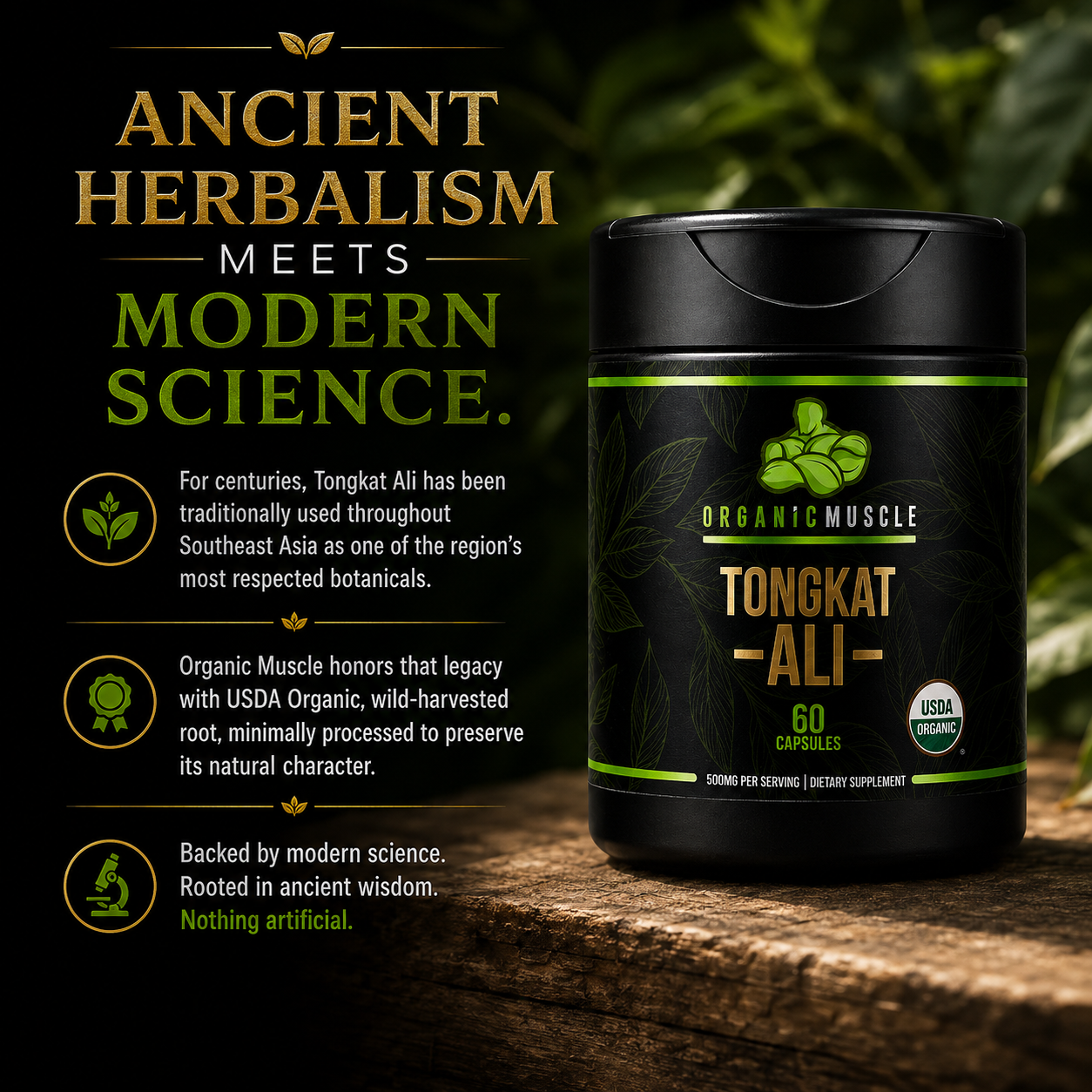 Tongkat Ali Organic Muscle Fitness Supplements