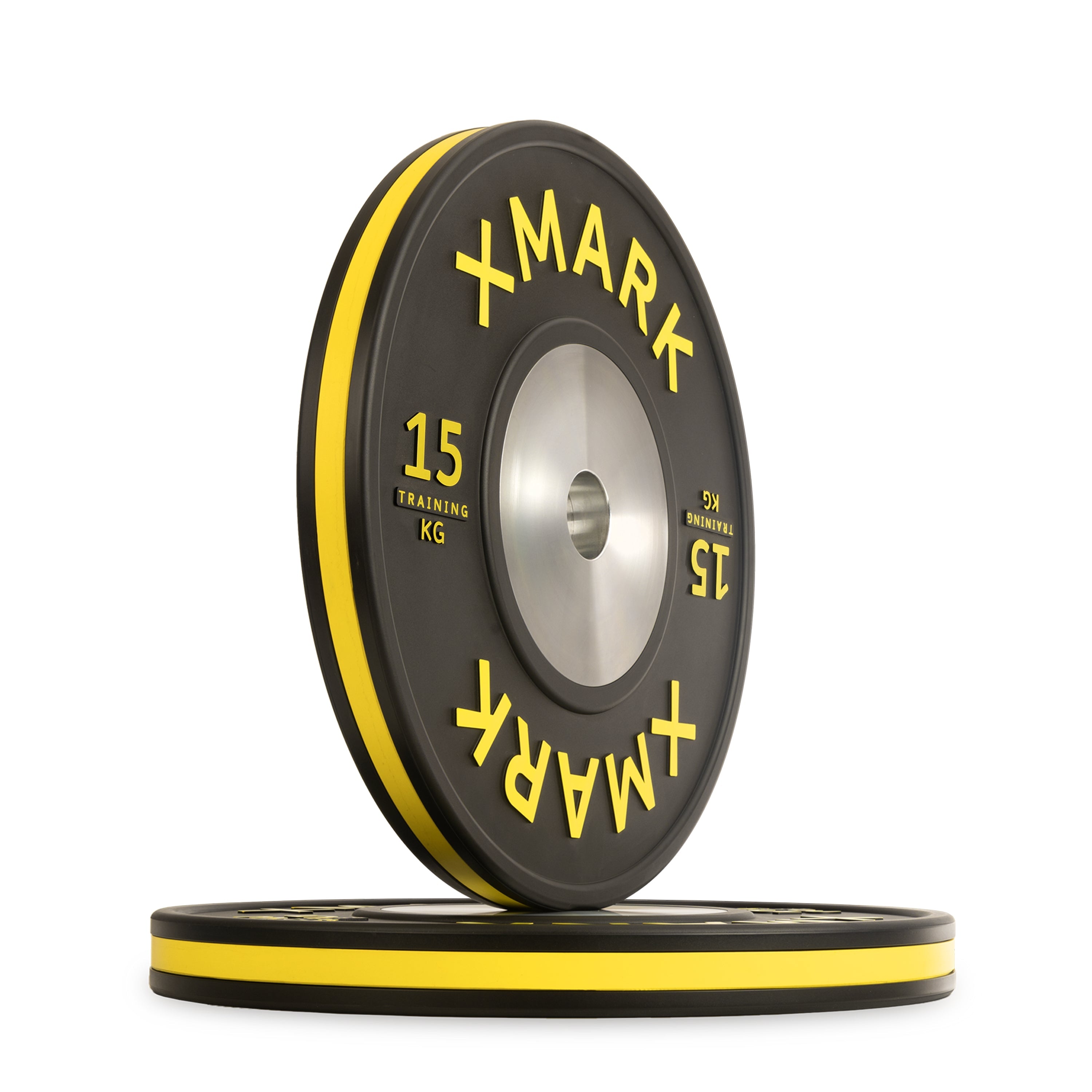 Striped Premium IWF Training Bumper Plates (KG) Pairs and Sets XMARK