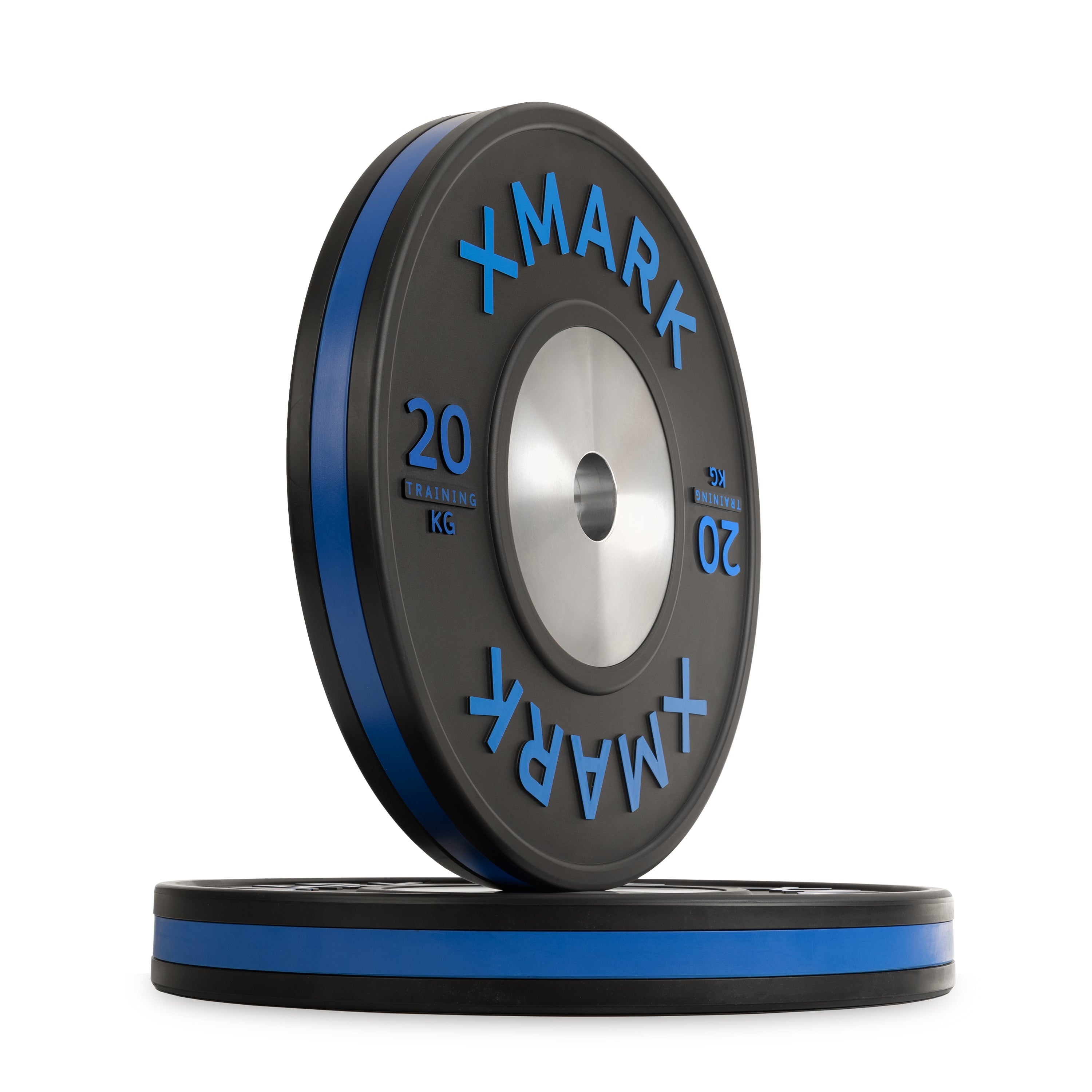 Striped Premium IWF Training Bumper Plates (KG) Pairs and Sets XMARK