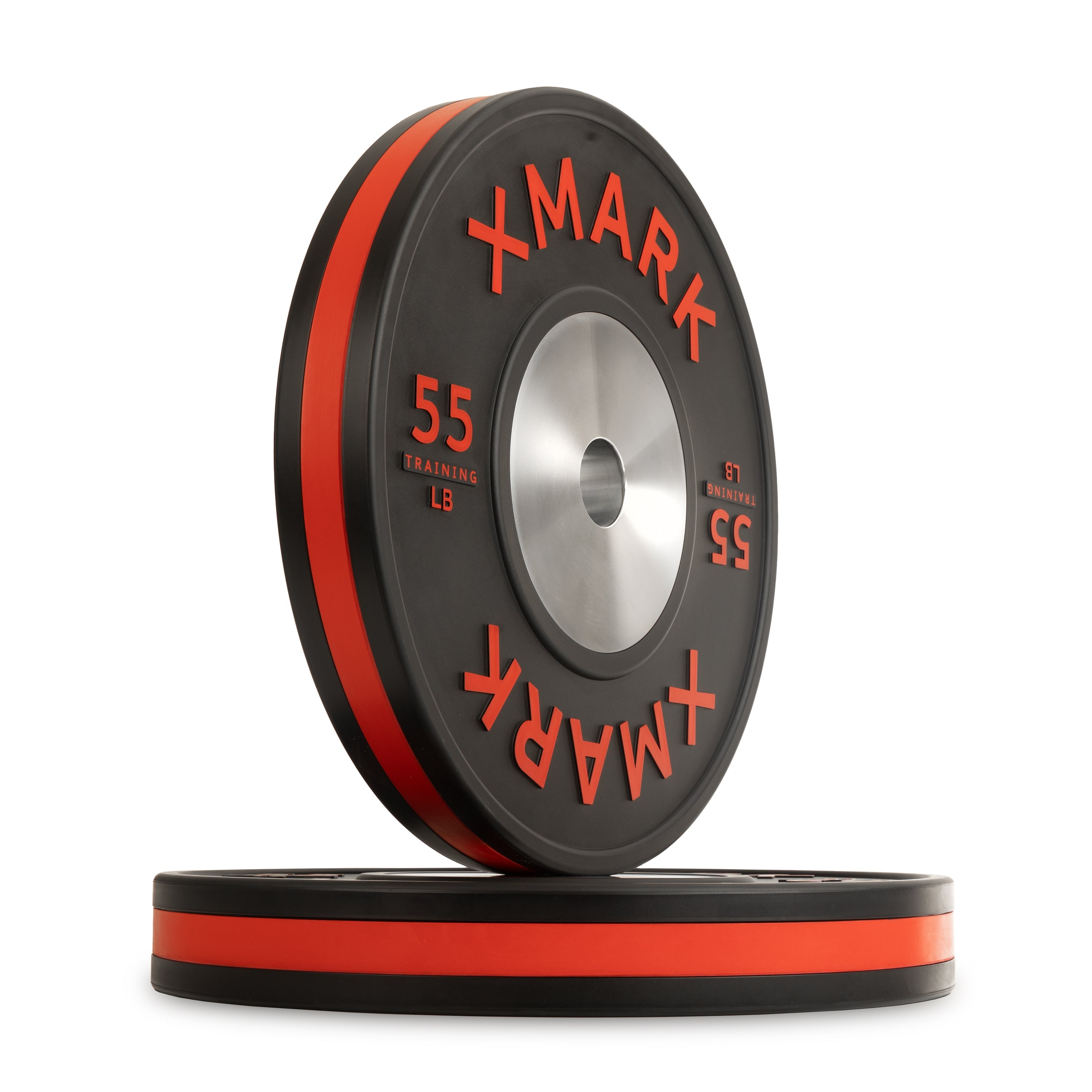 Striped Premium IWF Training Bumper Plates (LB) Pairs and Sets XMARK