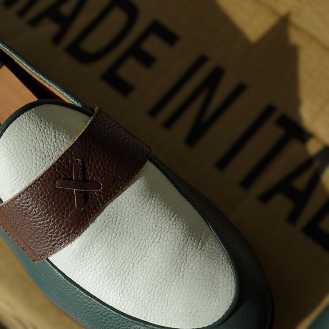 Men's Tri-Tone Leather Centesimo Del Toro Shoes