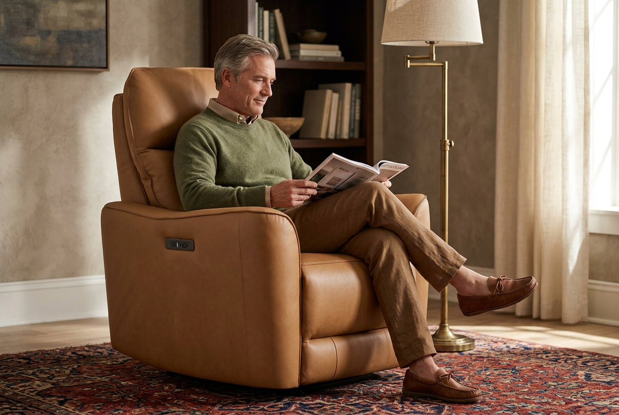 Trooper Triple Zero Power Recliner Ornate Furniture