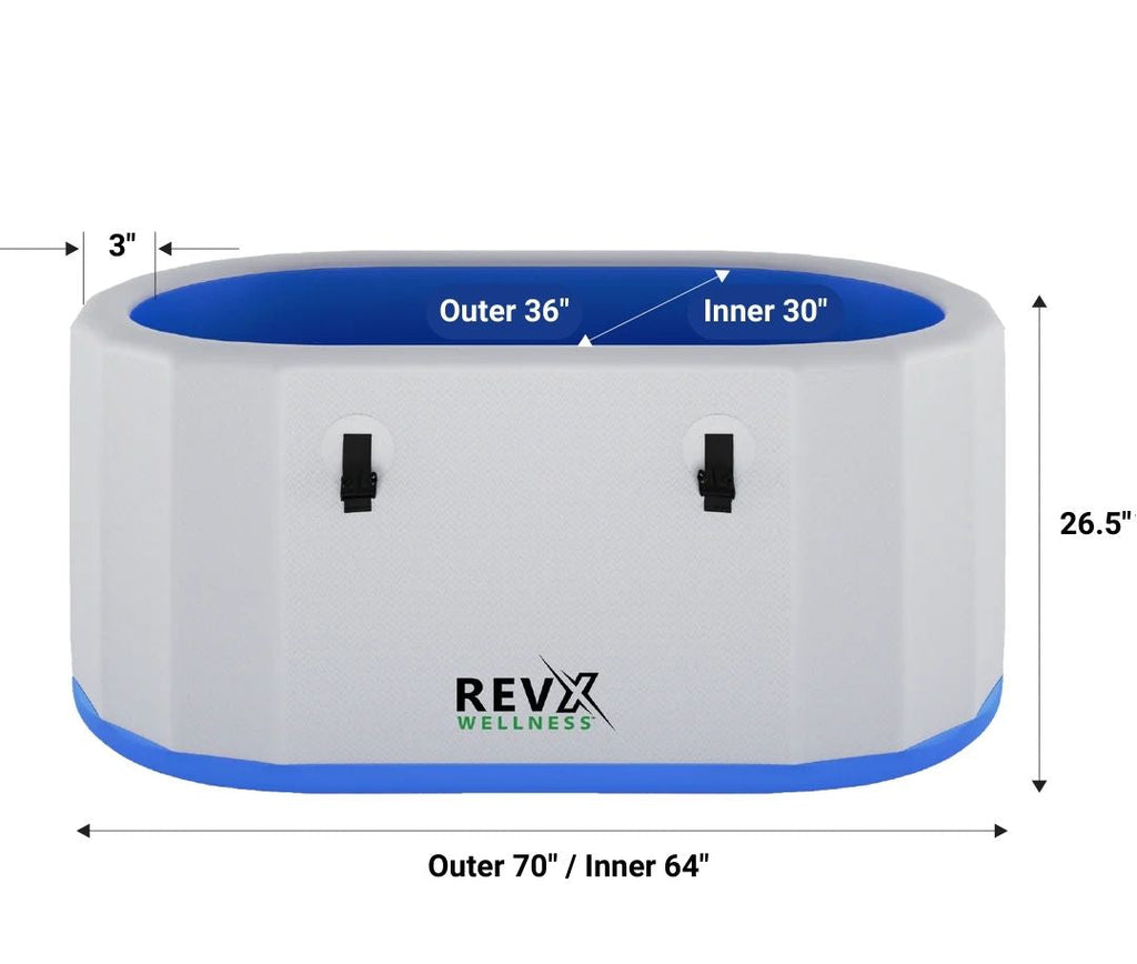 RevX Inflatable Tub Deluxe RevX Wellness