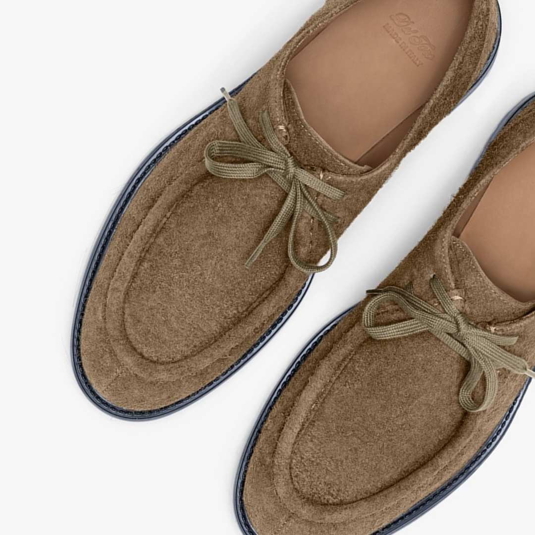 Men's Antelope Textured Suede Tuscan Moc Boot Del Toro Shoes