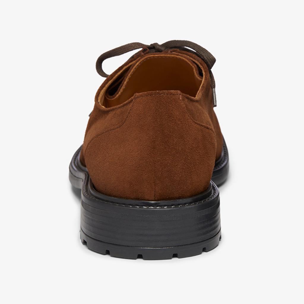 Men's Chestnut Suede Tuscan Moc Boot Del Toro Shoes