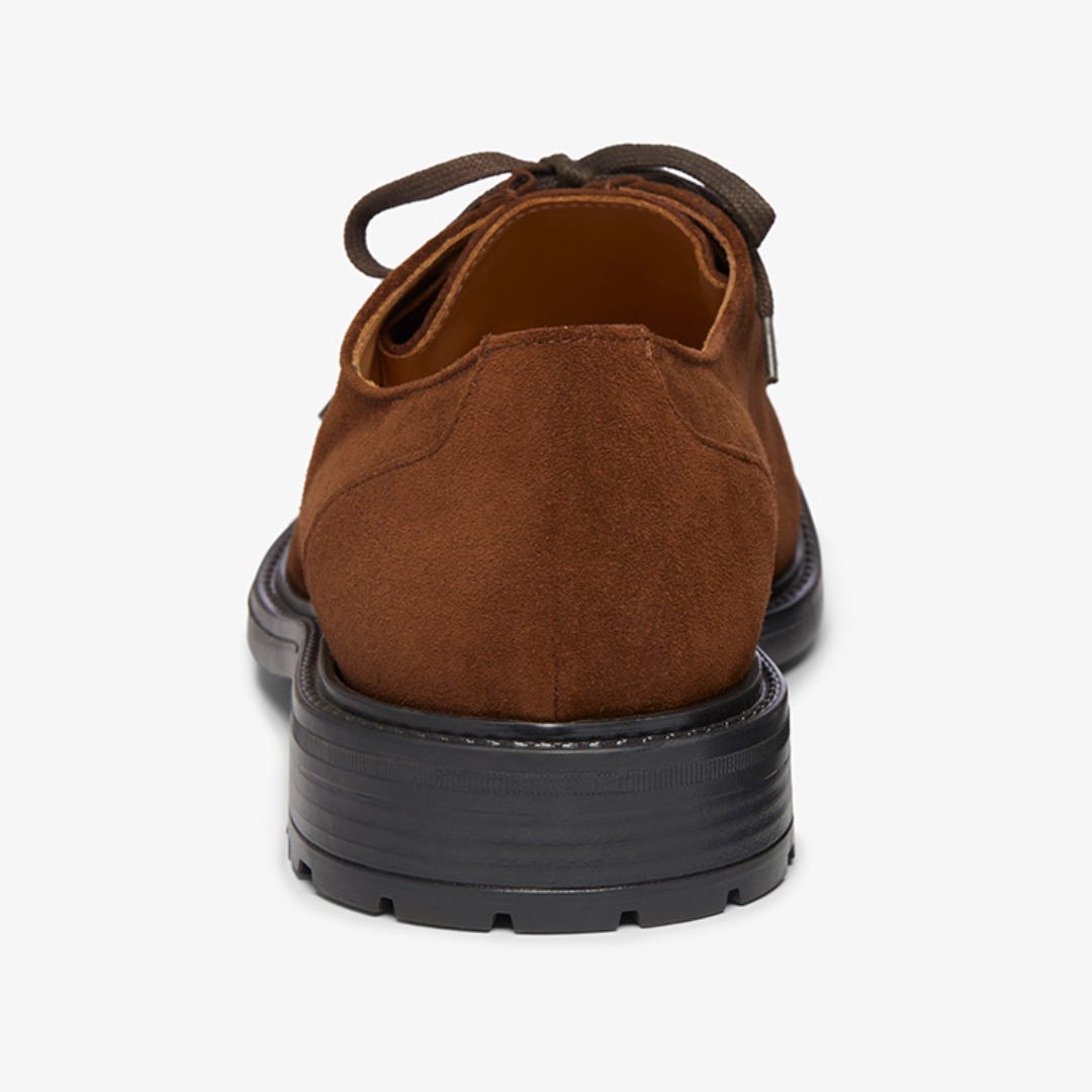 Men's Chestnut Suede Tuscan Moc Boot Del Toro Shoes