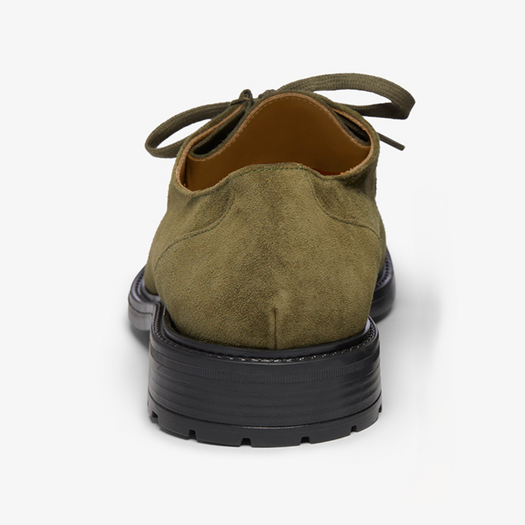 Men's Olive Suede Tuscan Moc Boot Del Toro Shoes