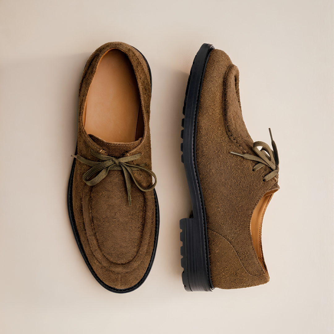 Men's Antelope Textured Suede Tuscan Moc Boot Del Toro Shoes