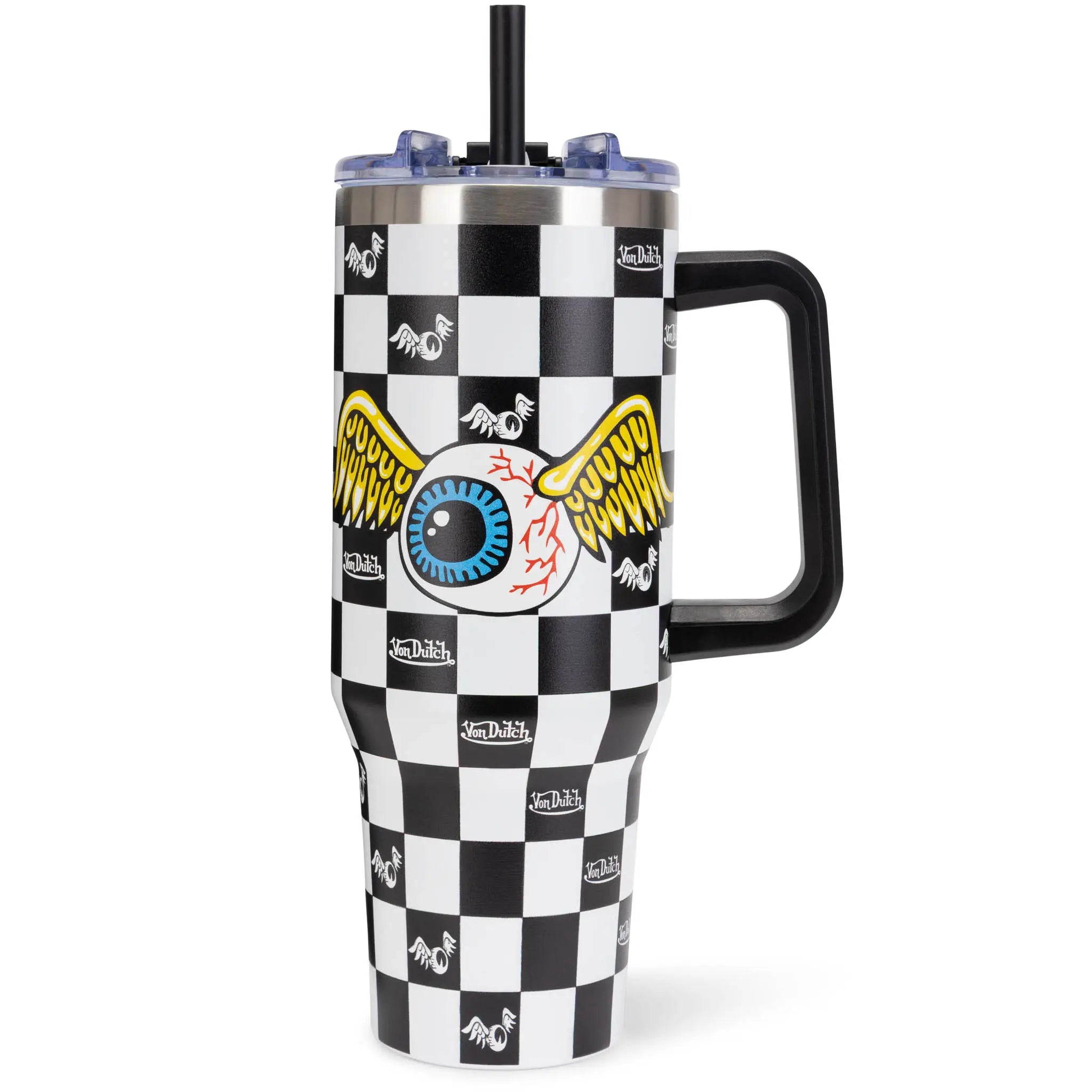 40oz Bold Double Walled Insulated Stainless Steel Tumbler Von Dutch