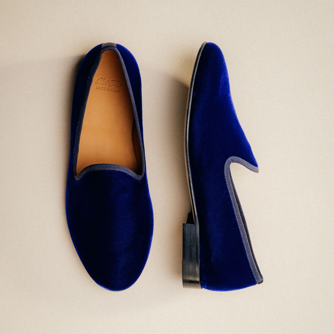 Men's Blue Velvet Slipper II Del Toro Shoes