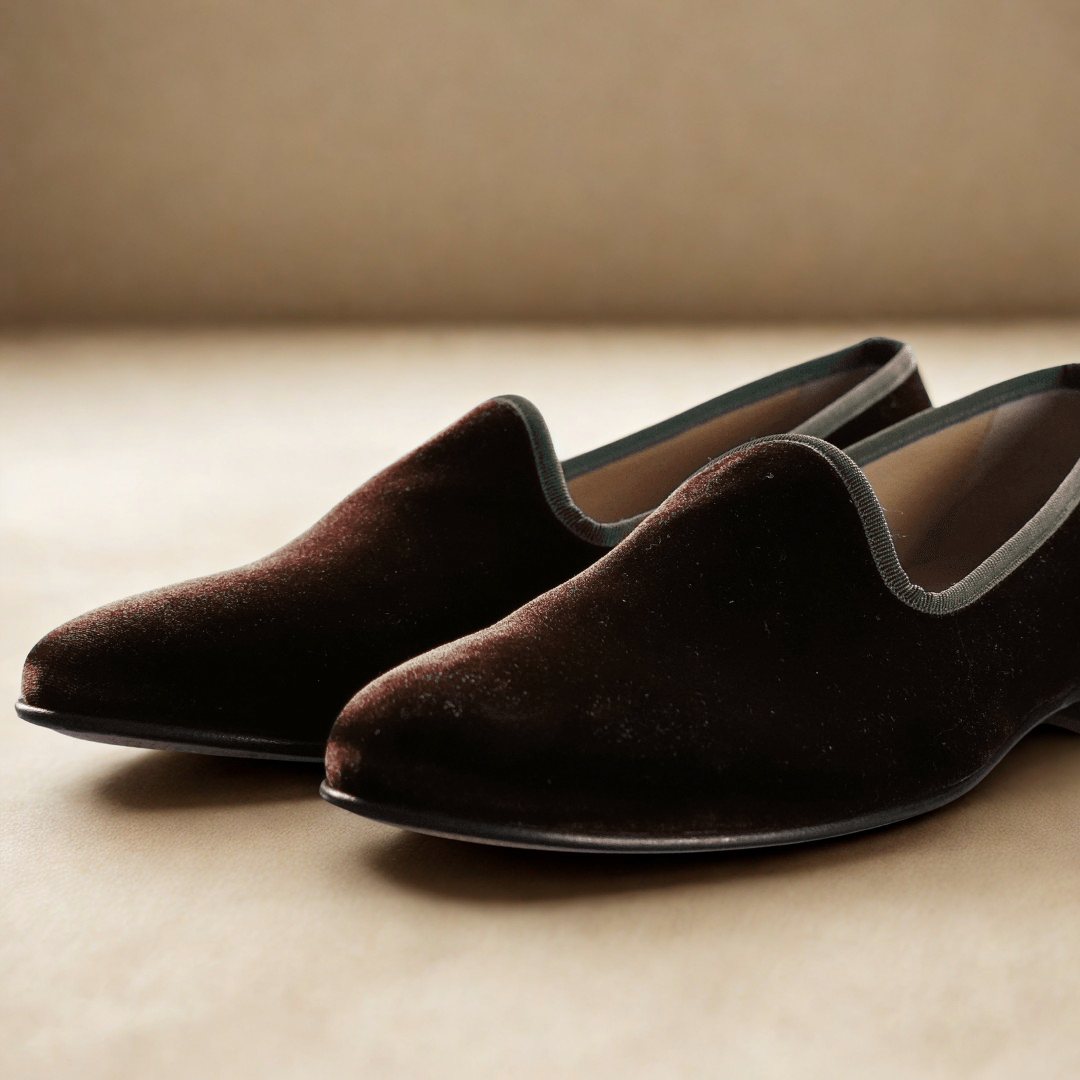 Men's Brown Velvet Slipper II Del Toro Shoes