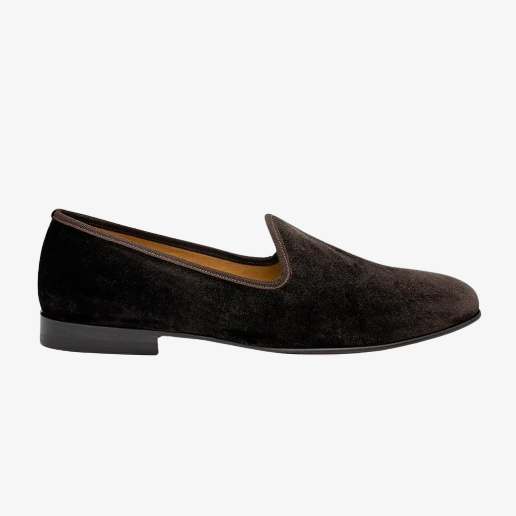 Men's Brown Velvet Slipper II Del Toro Shoes