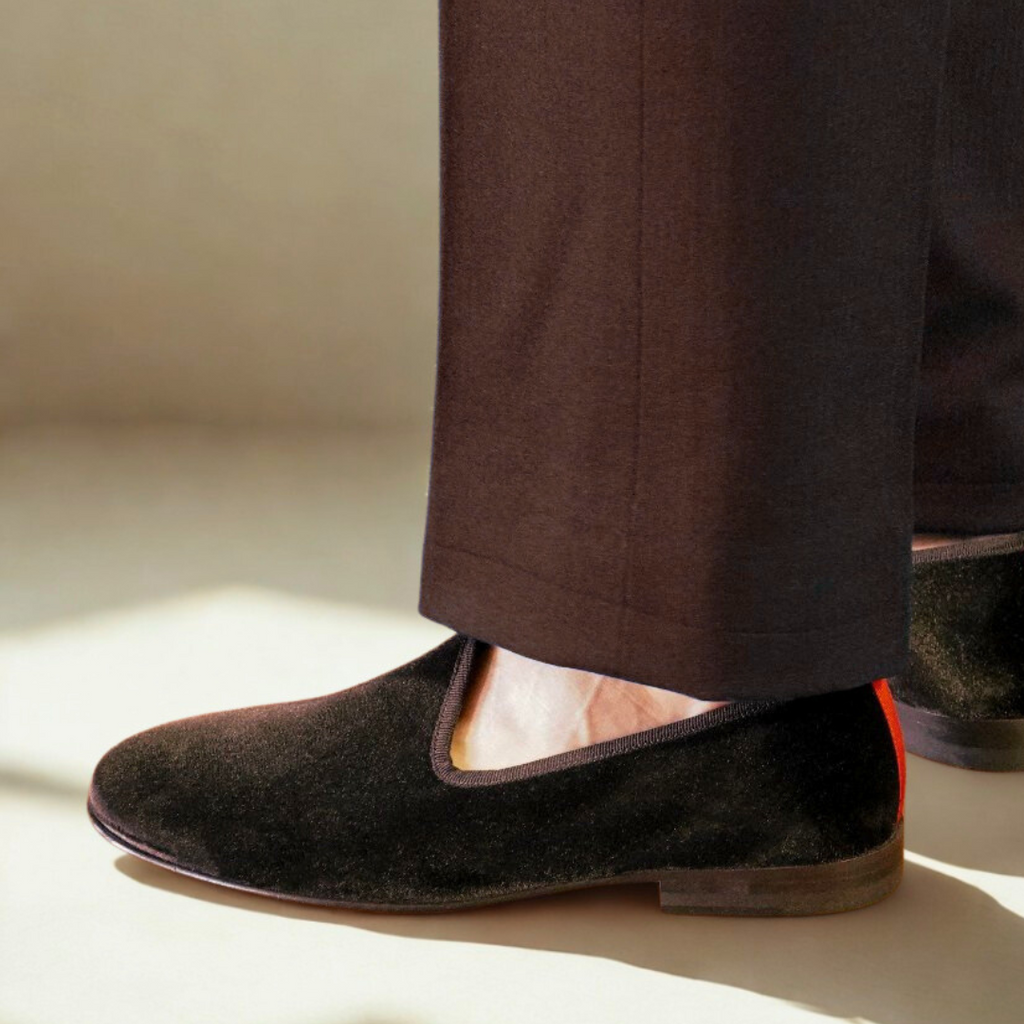 Men's Brown Velvet Slipper II Del Toro Shoes
