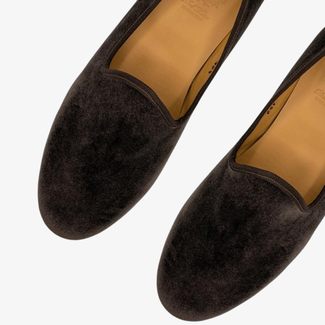 Men's Brown Velvet Slipper II Del Toro Shoes