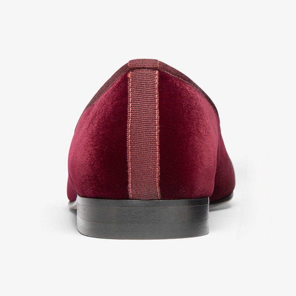 Men's Oxblood Velvet Slipper II Del Toro Shoes