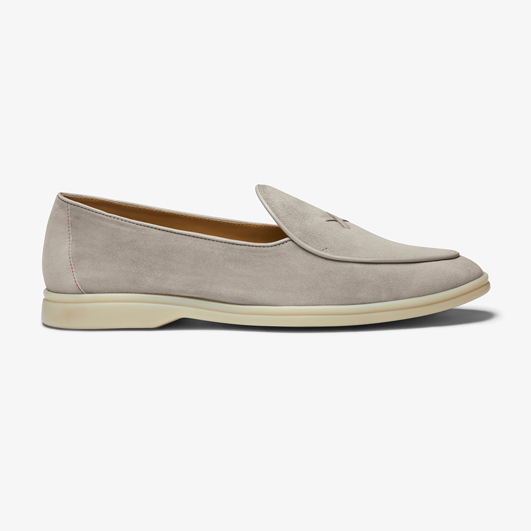 Men's Grigio Suede Viaggio Loafer Del Toro Shoes