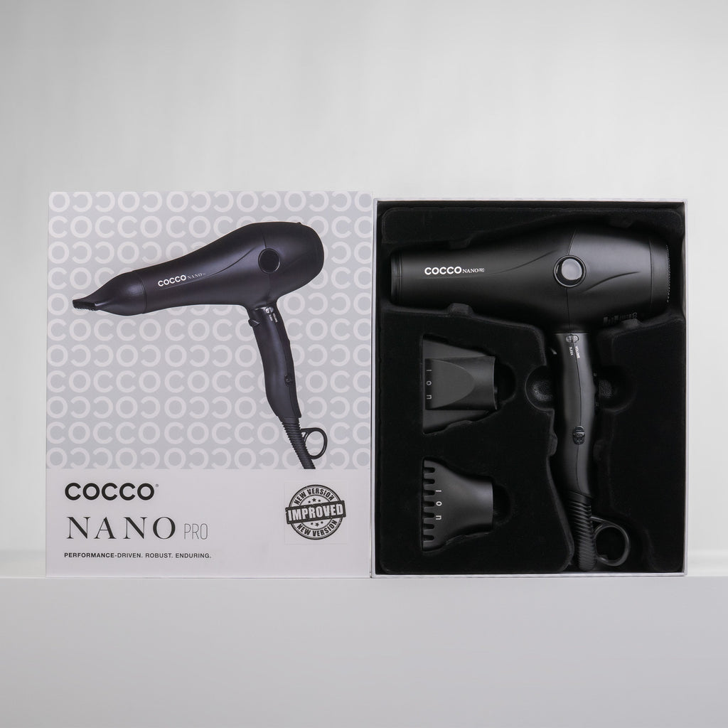 COCCO® Nano Pro Hair Dryer (Black)