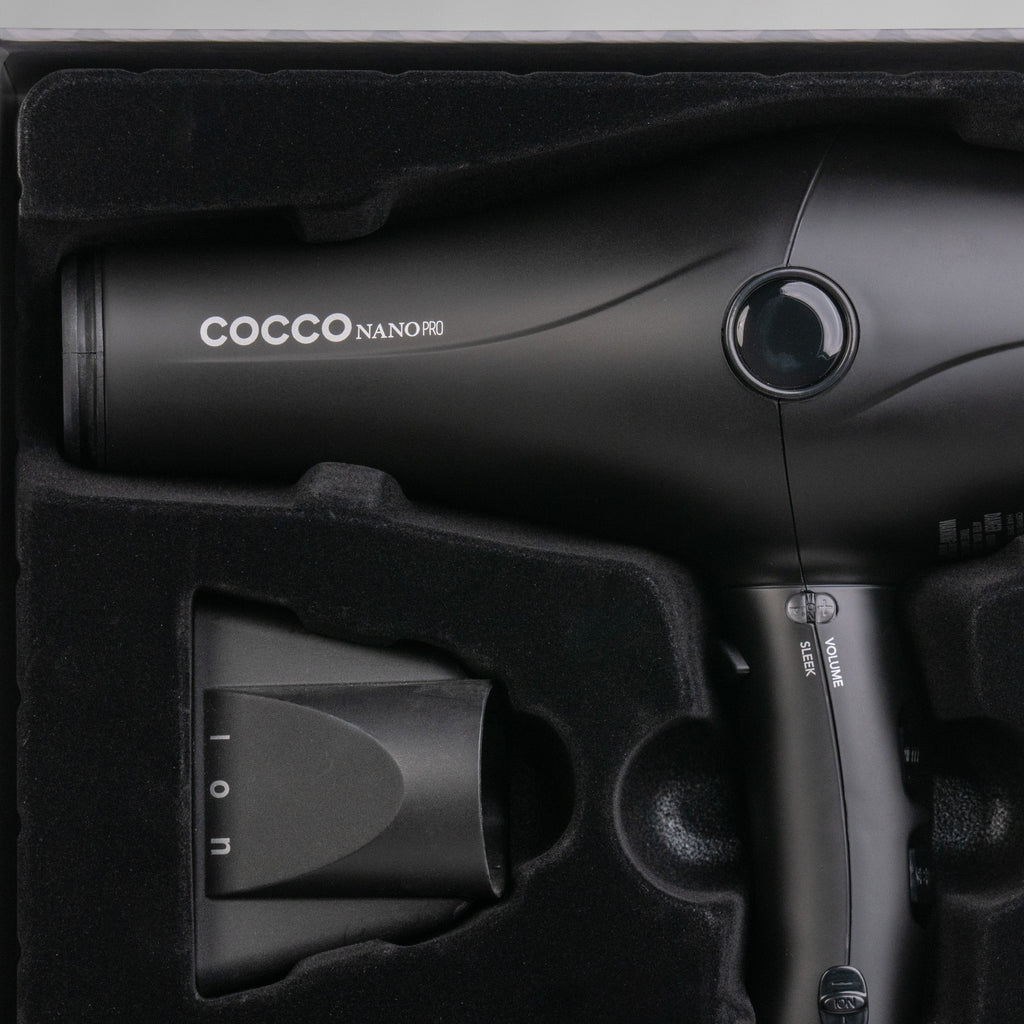 COCCO® Nano Pro Hair Dryer (Black)