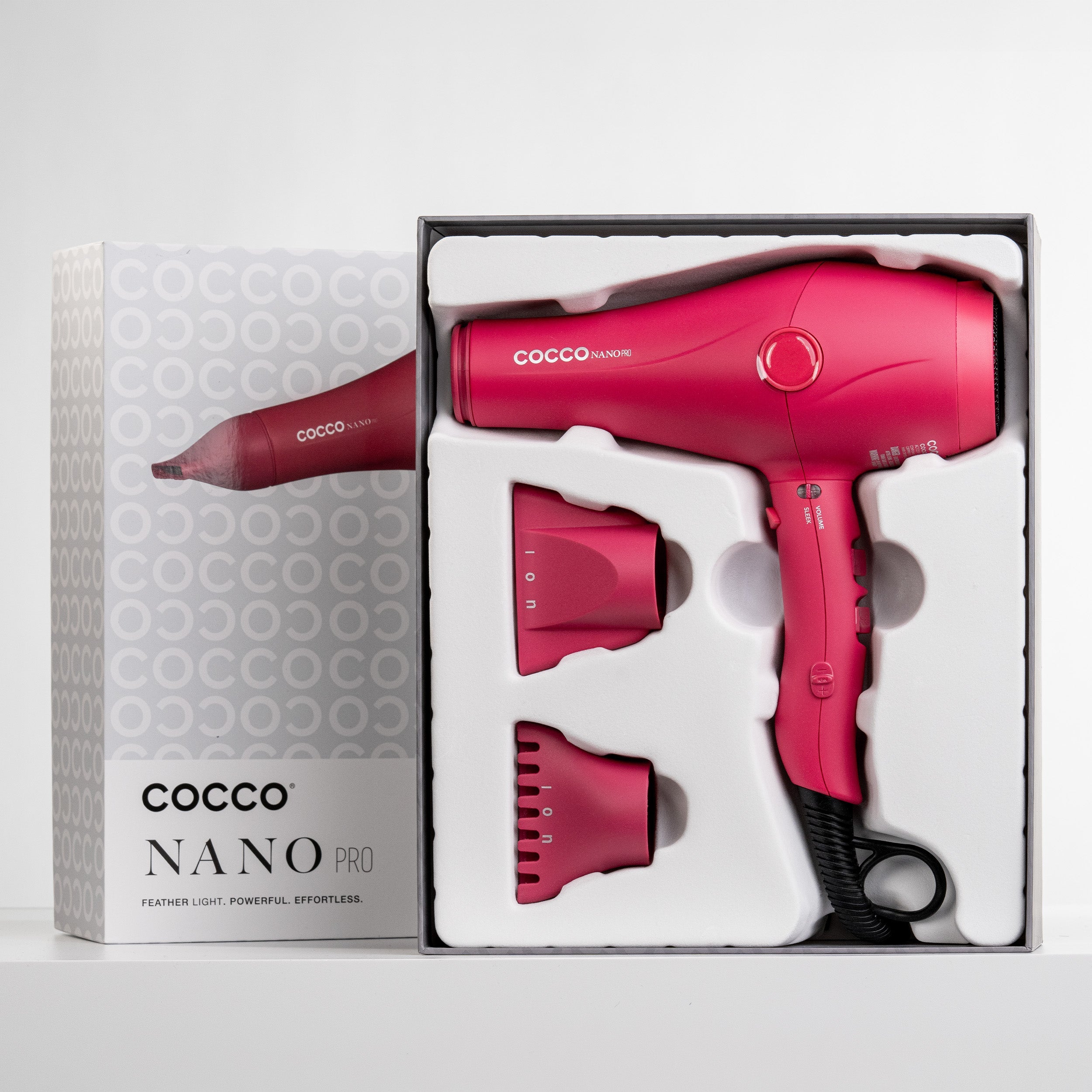 COCCO® Nano Pro Hair Dryer (Pink) Cocco Hair Professional