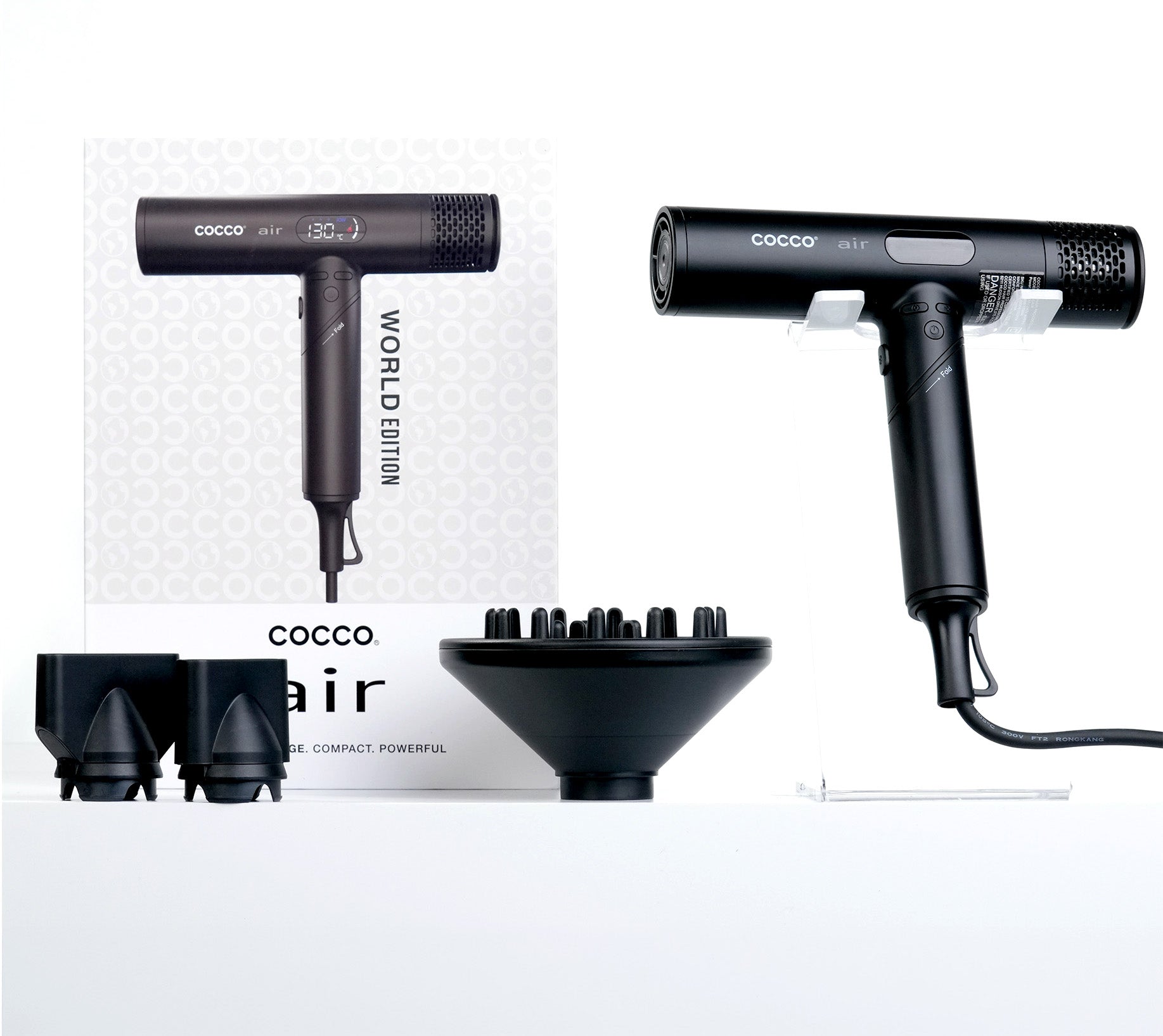 COCCO® Air Ionic Dryer (Black) Cocco Hair Professional