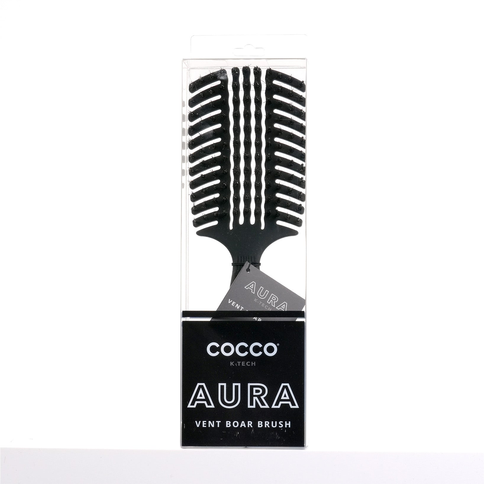 COCCO® Aura Vent Boar Brush (Black)