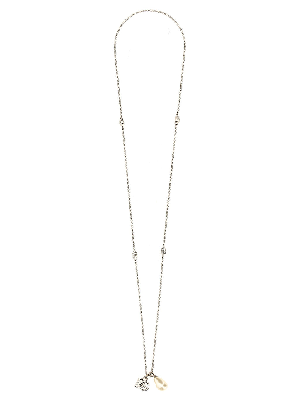 Dolce & Gabbana Logo Drop Necklace
