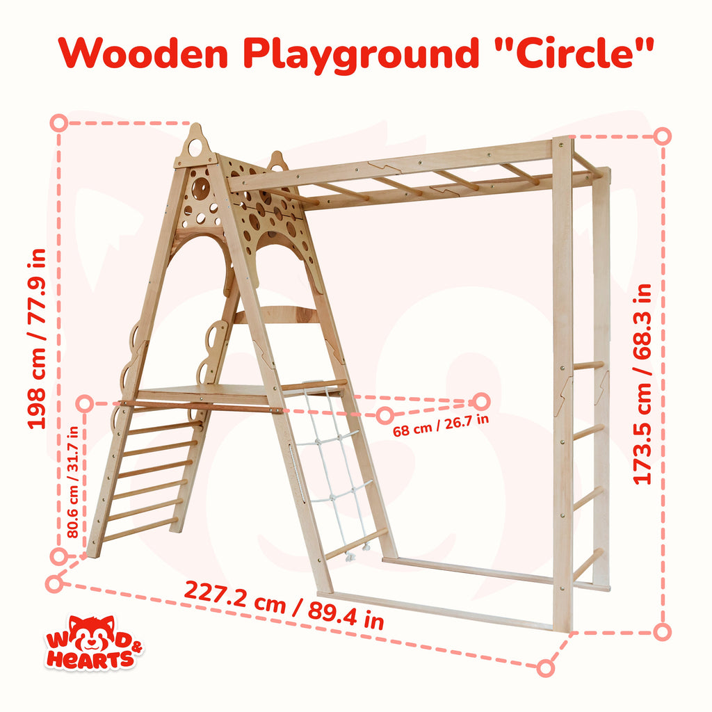 Wooden Playground woodandhearts