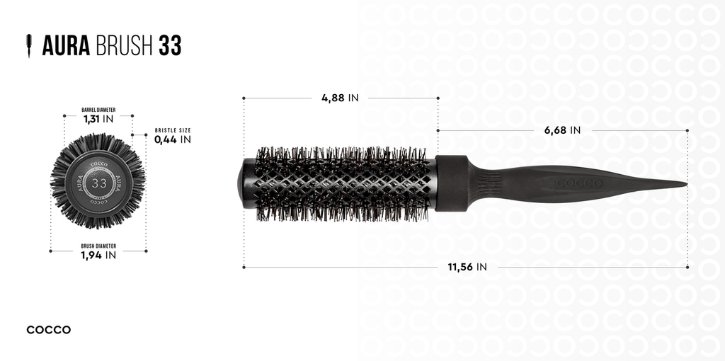 COCCO® Aura Brush Set (Pink) Cocco Hair Professional