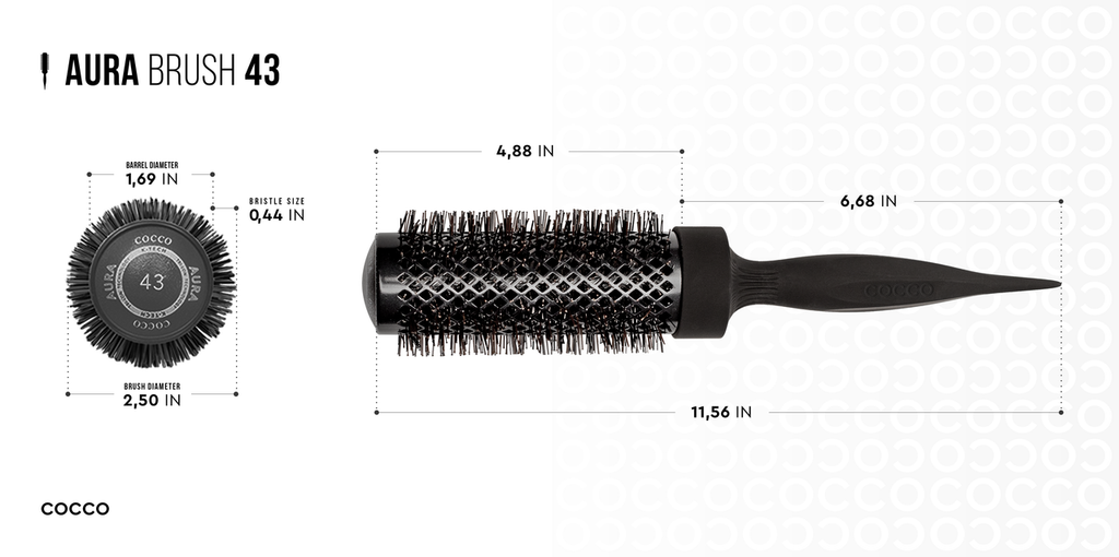 COCCO® Aura Brush Set (Purple) Cocco Hair Professional